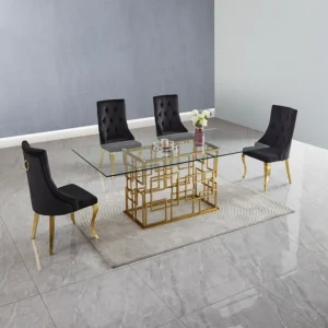 Zenith Gold Dining Table