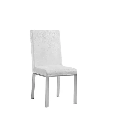 Angelina Chairs Ivory Silver 1