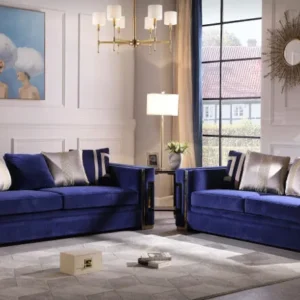 Lantern Sofa Set Blue
