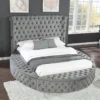 HAZEL Luxury Grey Bed (B423)