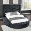 HAZEL Luxury Black Bed (B423)